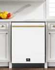 FORNO Romano 24 Inch Built-In Tall Tub, Top Control, Dishwasher, 52 dBA, ENERGY STAR – FDWBI8035-24WHT