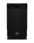 FORNO Polo 18 Inch Dishwasher Black, Front Control, 8 Place Settings, ENERGY STAR Certified, 52 dBa  – FDWBI8041-18BLK