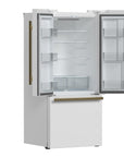 FORNO Gallipoli 30 Inch French Door Refrigerator with Bottom Freezer 17.5 Cu. Ft. Capacity in White – FFFFD1974-31WHT