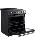 FORNO Leonardo Espresso 30 Inch Electric Range Black – FFSEL6012-30BLK