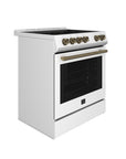 FORNO Leonardo Espresso 30 Inch Electric Range White – FFSEL6012-30WHT