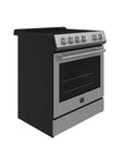 FORNO Leonardo Espresso 30 Inch Electric Range Stainless-Steel – FFSEL6012-30