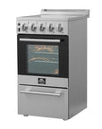 FORNO Pallermo 20 Inch Freestanding Electric Range Stainless Steel – FFSEL6052-20