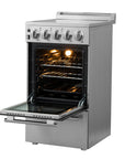 FORNO Pallermo 20 Inch Freestanding Electric Range Stainless Steel – FFSEL6052-20