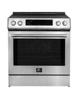 FORNO – Espresso Donatello 30-Inch Slide-In Induction Range Stainless-Steel  – FFSIN0905-30