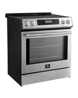 FORNO – Espresso Donatello 30-Inch Slide-In Induction Range Stainless-Steel  – FFSIN0905-30