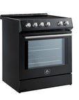 FORNO Leonardo Espresso 30-Inch Slide-In Induction Range Black – FFSIN0982-30BLK