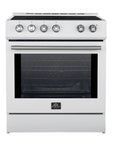 FORNO Leonardo Espresso 30-Inch Slide-In Induction Range White – FFSIN0982-30WHT