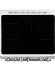 FORNO Leonardo Espresso 30-Inch Slide-In Induction Range White – FFSIN0982-30WHT