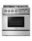 THOR Kitchen 36-Inch Dual Fuel Range – Professional – HRD3606U, HRD3606ULP