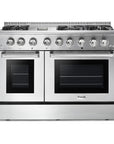 THOR Kitchen 48 Inch Dual Fuel Range in Stainless Steel – Professional – HRD4803U, HRD4803ULP