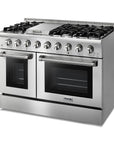 THOR Kitchen 48-Inch Gas Range – Professional – HRG4808U, HRG4808ULP