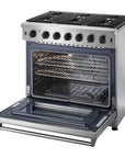 THOR Kitchen 36-Inch Gas Range – Model LRG3601U, LRG3601ULP