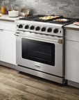 THOR Kitchen 36-Inch Gas Range – Model LRG3601U, LRG3601ULP