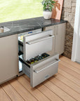 THOR Kitchen 24 Inch Indoor Outdoor Refrigerator Drawer – Model TRF24U