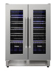 THOR Kitchen 42 Bottle Dual Zone Built-in Wine Cooler – Model TWC2402