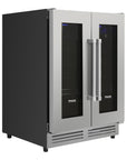 THOR Kitchen 42 Bottle Dual Zone Built-in Wine Cooler – Model TWC2402